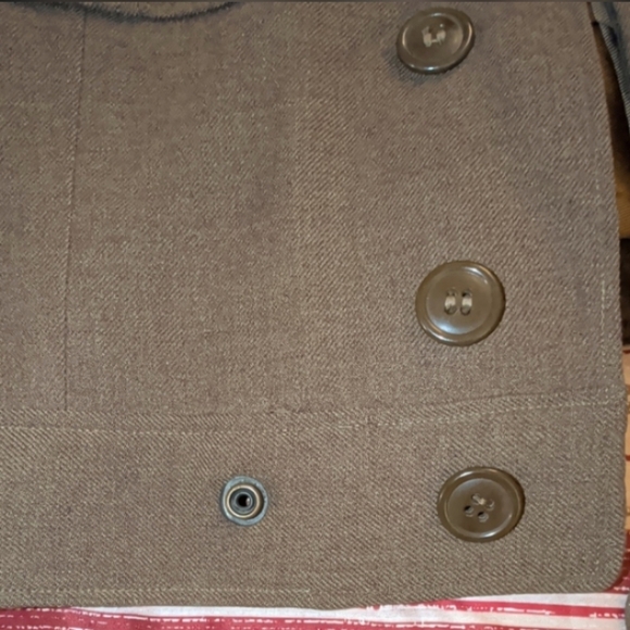 Elegant Brown Utility Jacket for Women - Picture 6 of 10